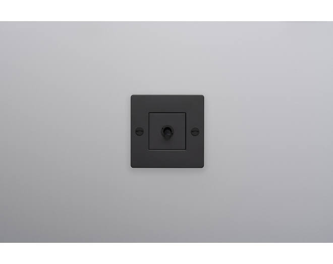 EU 1G Toggle Switch/w/out B+P Logo/Black