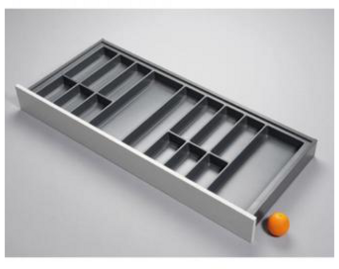 Bestekindeling LEGRA, Antraciet, C120, D 55 wd18