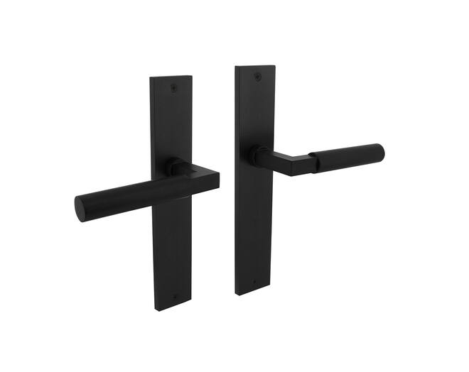 Deurkruk Bau-Stil op schild 245x45 mm blind