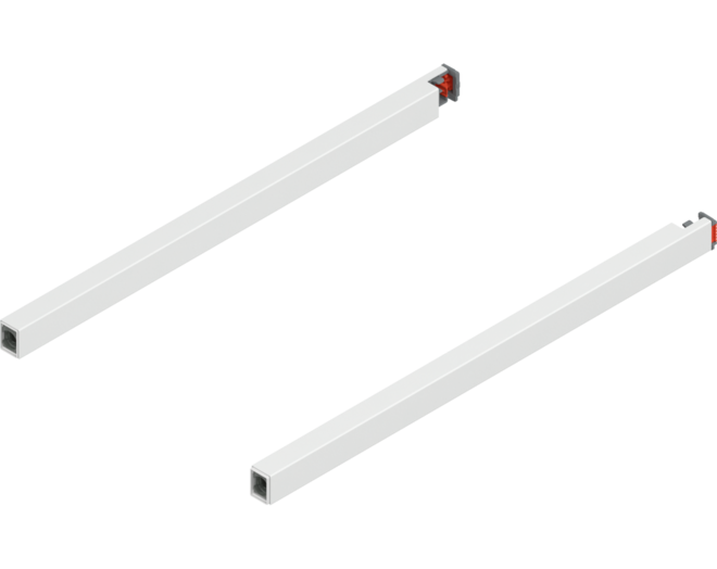 Reling L+R voor Merivobox, 350mm zijdewit