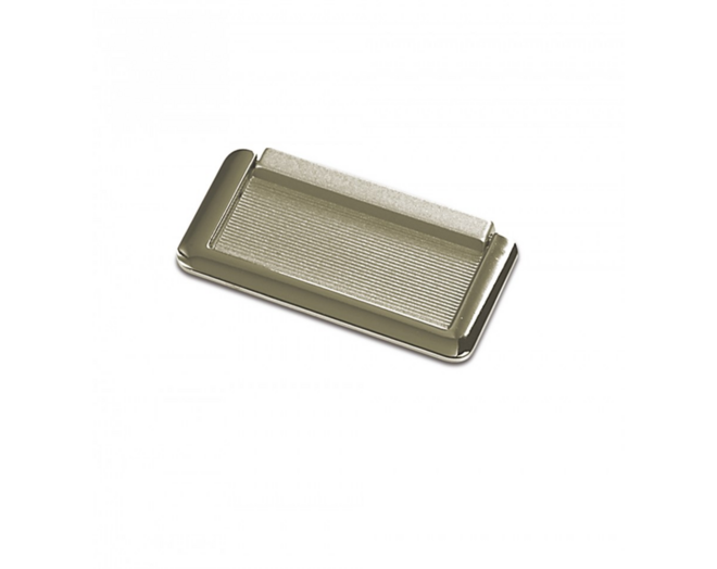 Komgreep glans chroom 70x40mm