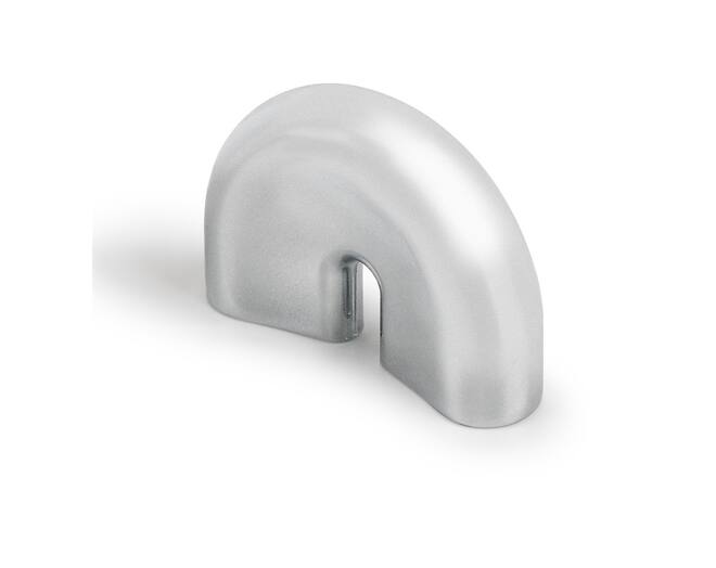 Knop CIRCLE mat chroom 40x11x28mm, hartmaat 32mm