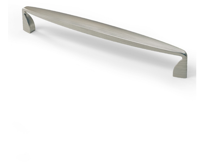 Greep ELBOW geb. nikkel 144x20x30mm hartmaat 128mm