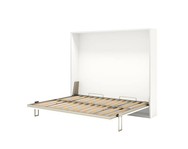 Opklapbed horizontaal - frame 92 x 222cm, matras 90x220cm