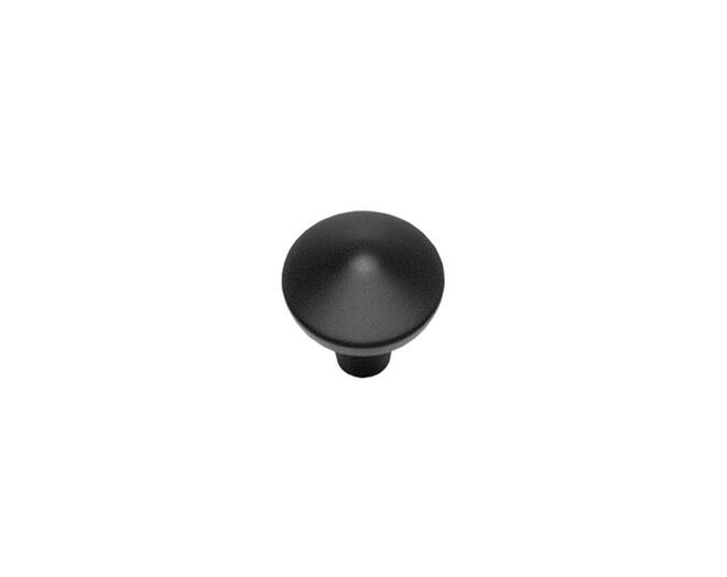 Meubelknop ø 25mm mat zwart