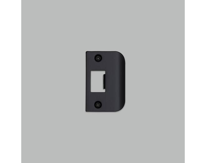 Strike Plate Kit/D Shaped/Standard Door/Black
