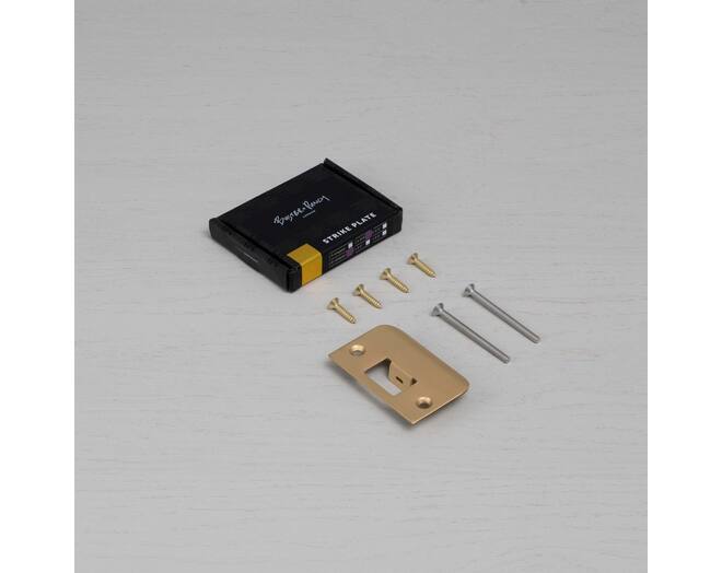 Strike Plate Kit/D Shaped/Standard Door/Black