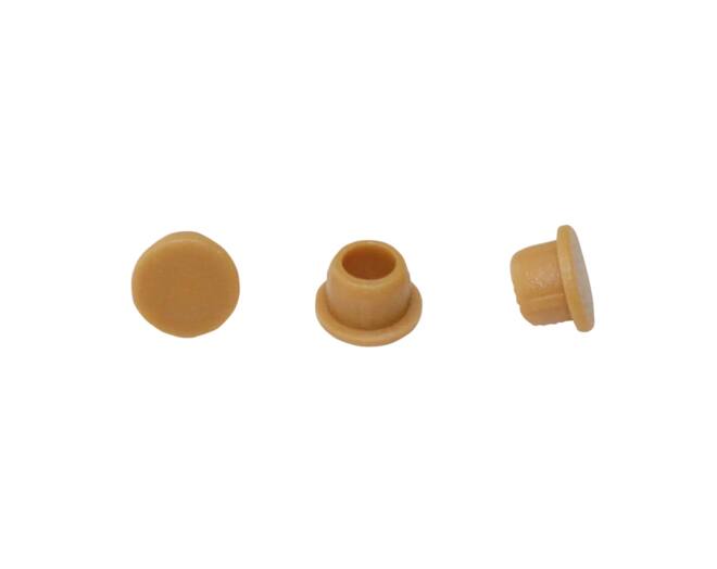 Afdekkappen Clamex, ral 1011, per 100, beuk