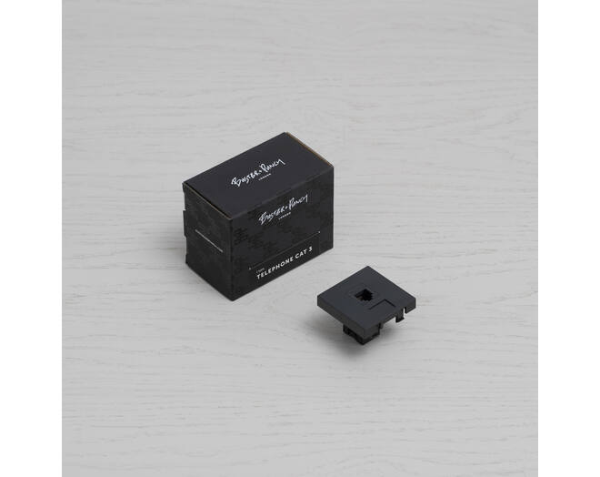 Telephone Cat 3 Module/45Mm/Black