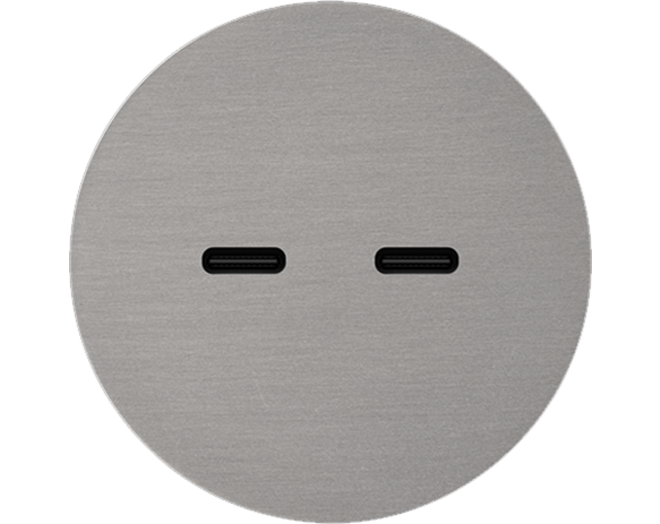 Rond 2.0 Multifit - USB-C 2X (30W) - s. trim - canon de fusi