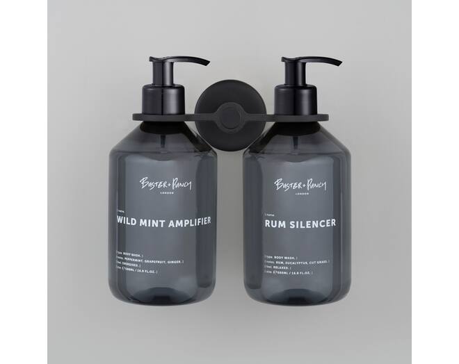 Soap Holder/Double Dispenser/No Soap Included/Cast/W