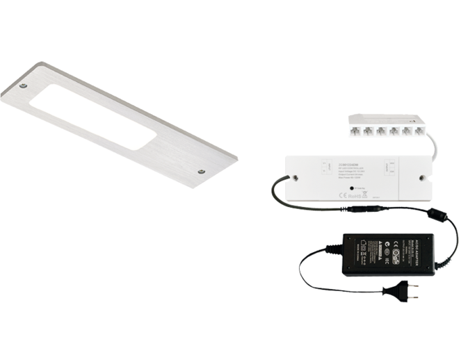 3 x Vega D-Motion Alum. 24V + ZigBee D-Motion + Driver 24W