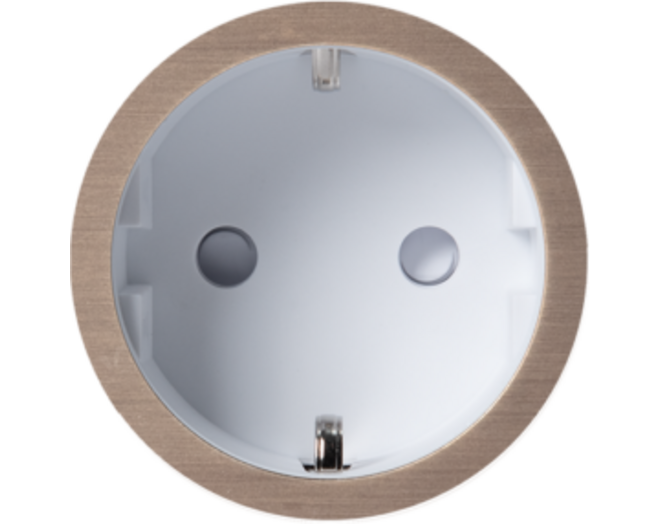 Rond 2.0 Socket F - t.less - light bronze - white cup