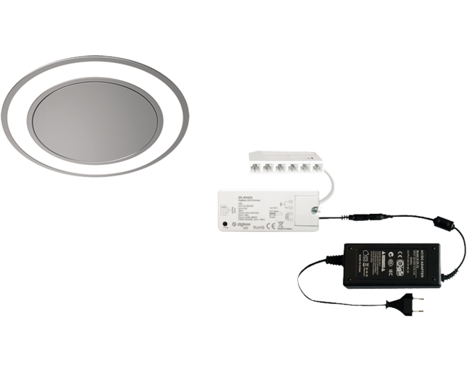 6 x Holl TH Edel. Look 24V + Zigbee ontvanger + Driver 36W