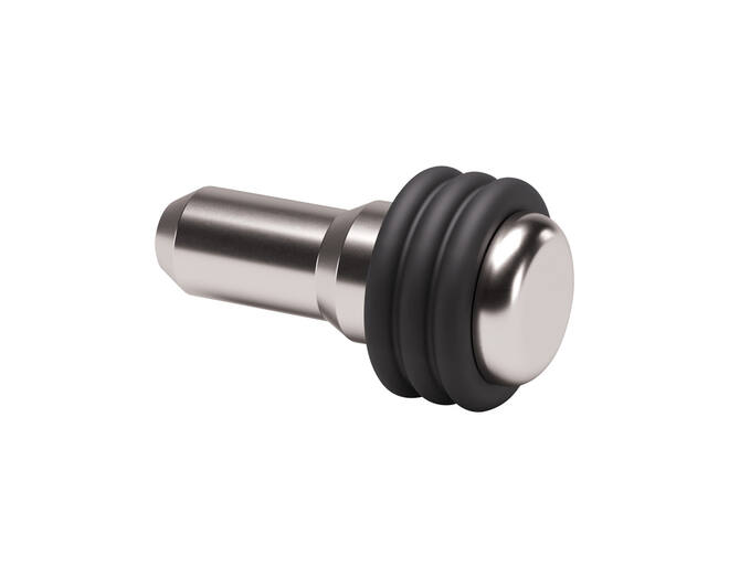 Glasplankdrager met rubberen ringen
