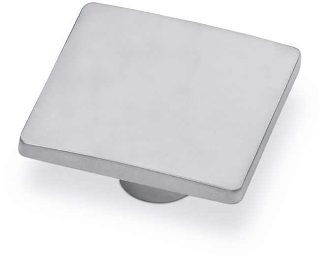 Knop WAVE mat chroom 80x80mm
