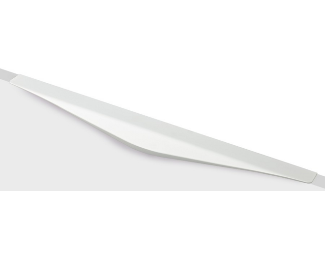 Greep LIPS mat wit 240x45mm, hartmaat 160mm