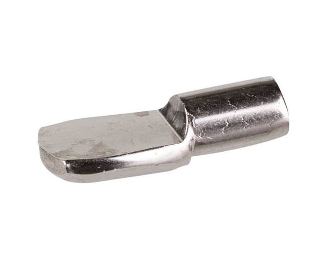 Plankdrager stift 5mm lepelmodel vernikkeld