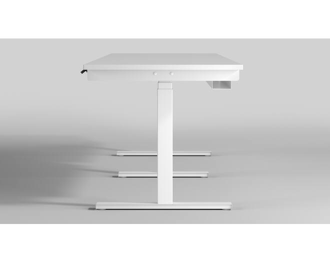 Milano Vergader voor een blad tot 4000mm. wit RAL9016