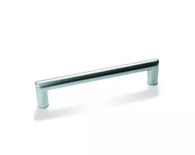 Greep Norma 12x192x204mm RVS massief, hartmaat 192mm