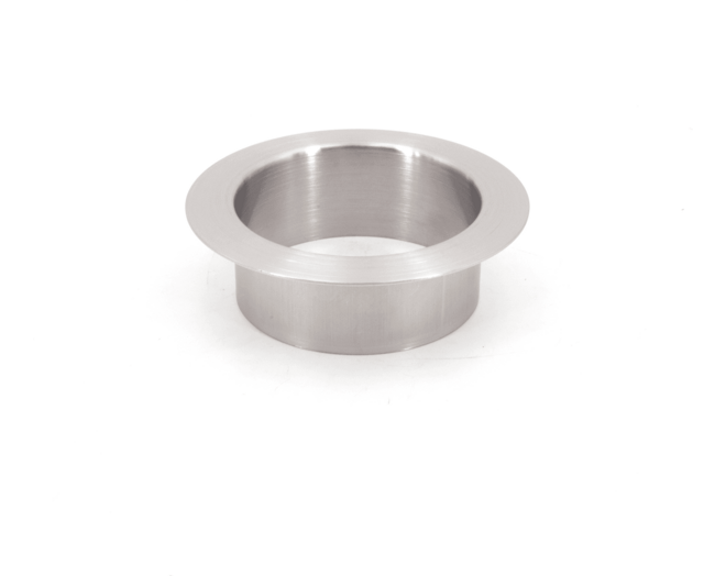 Afvaldoorlaat rond RVS mat, boormaat 82mm, geen deksel