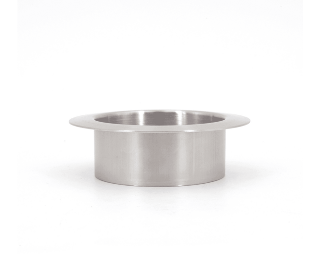 Afvaldoorlaat rond RVS mat, boormaat 82mm, geen deksel
