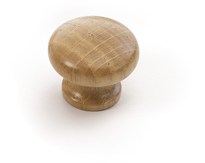 Knop WOOD 906 eiken blank gelakt 40mm