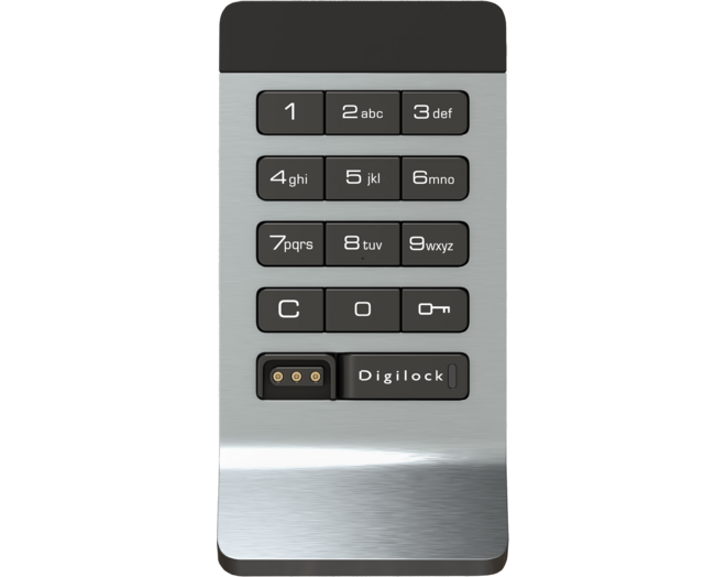 Aspire keypad, (Mobile Acces) geborsteld nikkel wisselende