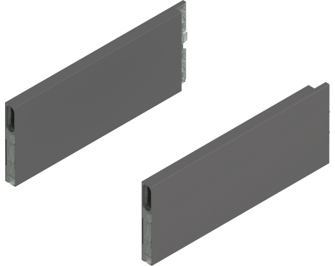 Boxcap Merivo L+R v/ corpusdiepte 270mm hoogte E, oriongrijs