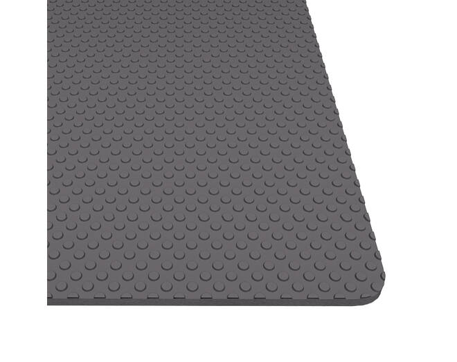Antislipmat antraciet hoog 480mmm, dik 1.2mm op rol 20mtr
