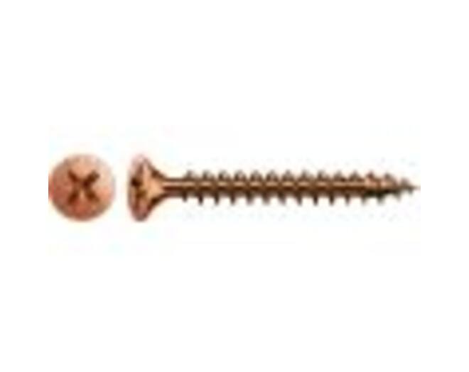 Spax kruiskop 3.5x35PK gebruineerd, voldraad VE= 1000 St.