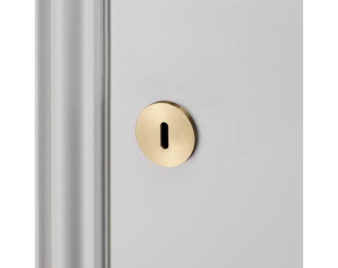 Escutcheon Plate/Traditional Profile/Brass