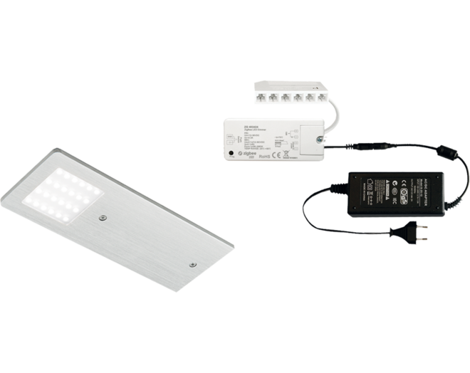 3x Polar SE Alum. 24V + ZigBee ontvanger  + Driver 24W