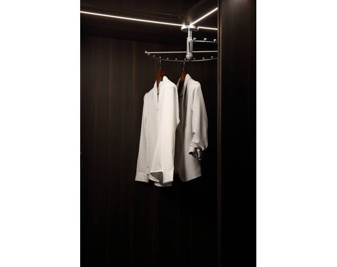 703501 B Series - Top Mounting Clothes Rack Premium Gray