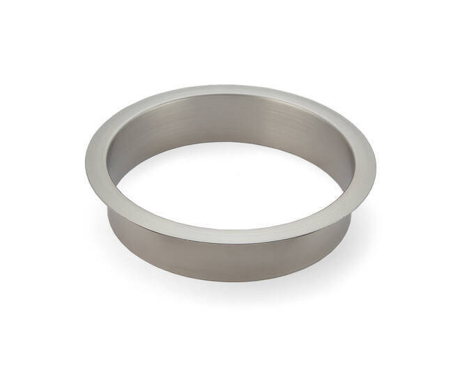 Afvaldoorlaat rond RVS mat, boormaat 146mm, geen deksel
