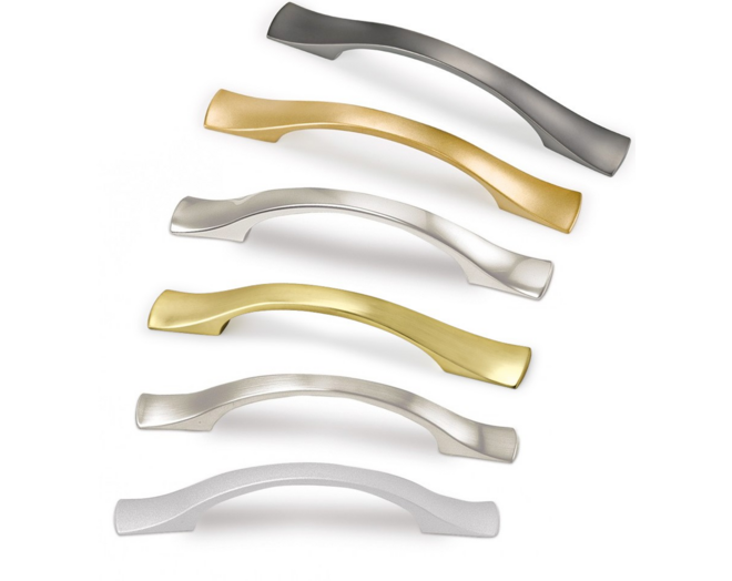 Greep METAL 715 glans chroom 152x20mm, hartmaat 96mm