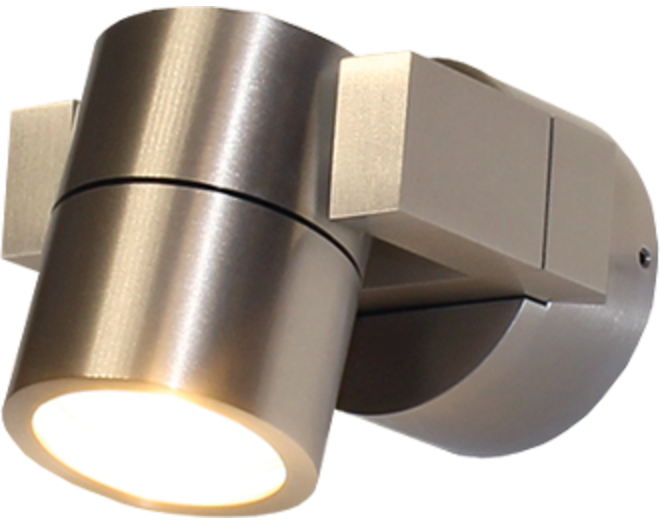 ronda Wandlamp Aluminium vertikaal kantelbaar, IP54