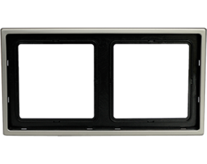 Jung dubbel afdekraam LS-990 Edelstaal
