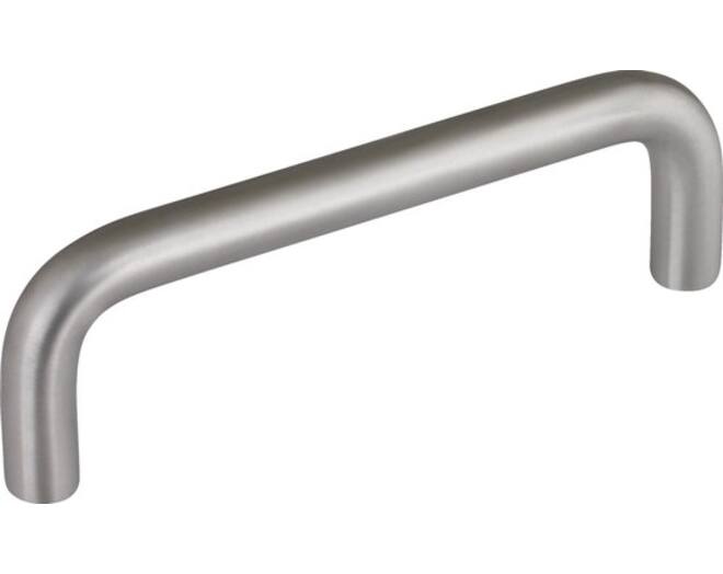 Greep 8x192mm recht mat nikkel, totale lengte 200mm