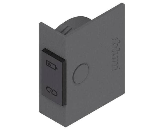 SERVO-DRIVE drukknop donkergrijs
