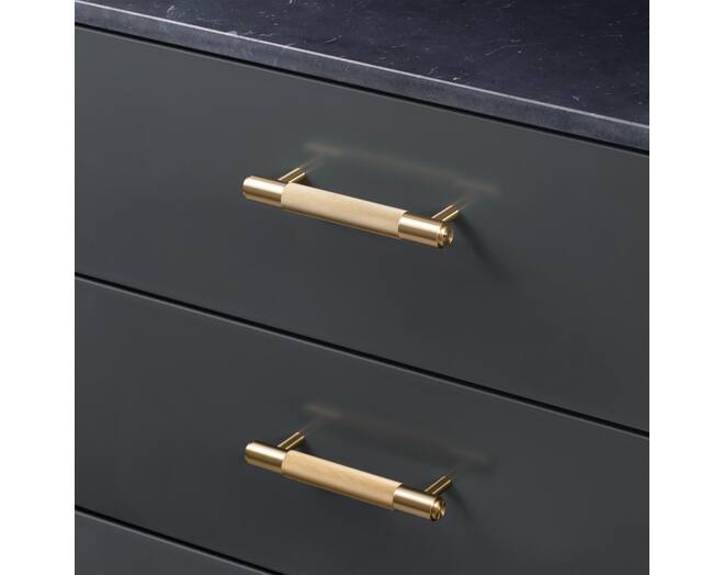 Pull Bar/Cross/Small 160Mm/Brass