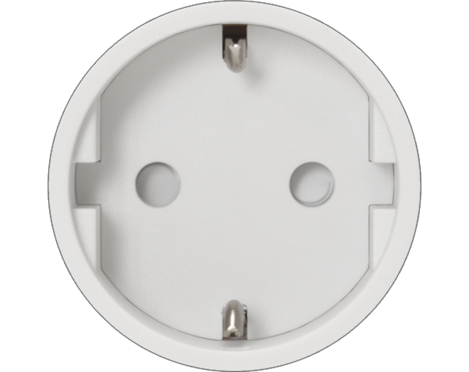 Rond 2.0 bekabeld Unifit socket type F white cup