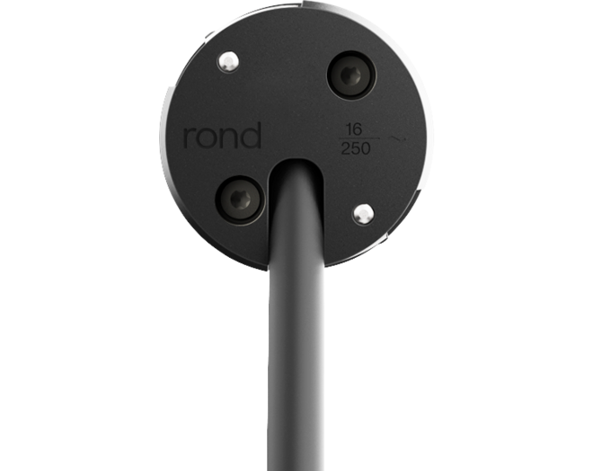 Rond 2.0 bekabeld Unifit socket type F white cup