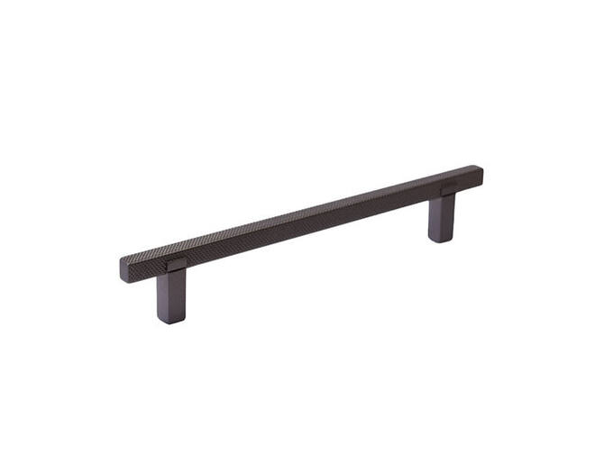 Greep Ribb antraciet, 9x160x209mm, hoogte 27mm