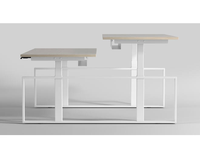 Square duo HS wit inclusief frame 1000-1500mm.