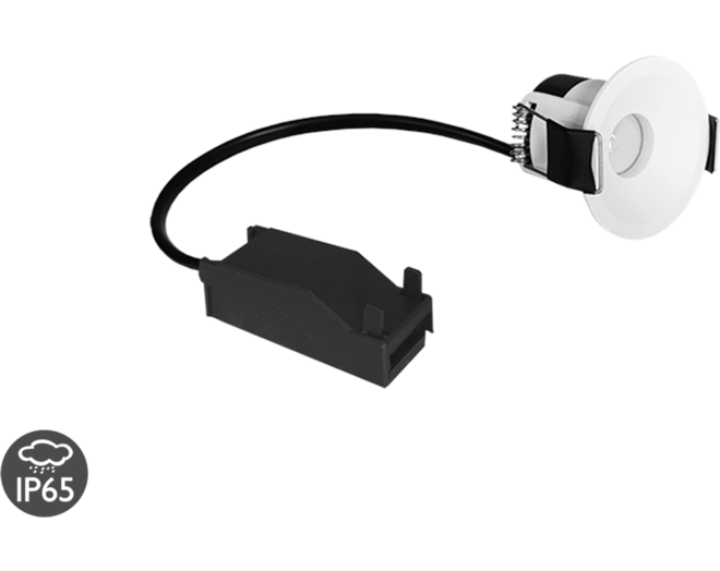 COMO IP65 inbouwspot wit + Triac driver