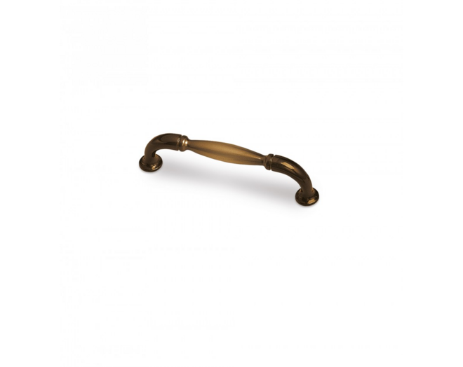 Greep METAL 783 oud brons 110x11mm, hartmaat 96mm