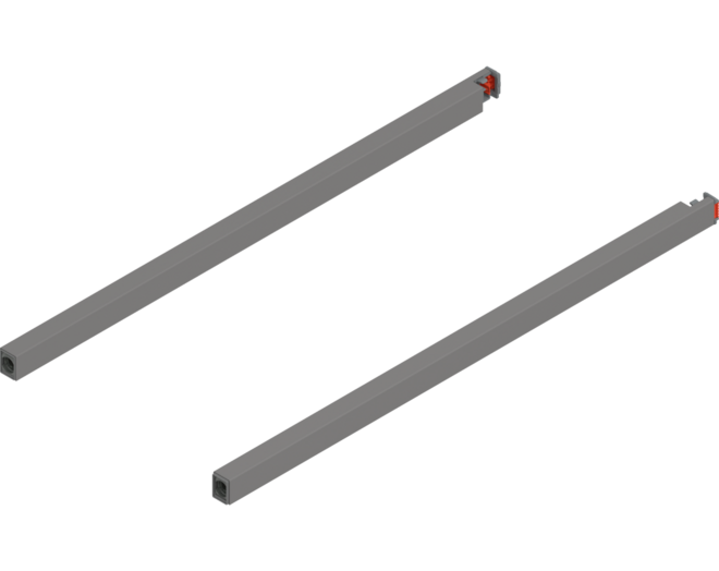 Reling L+R voor Merivobox, 450mm indiumgrijs