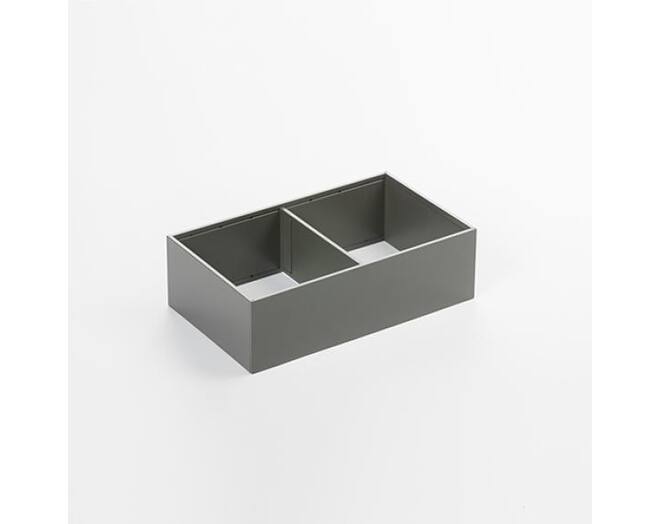 Vakindeling L=370mm B=218mm H= 110 mm oriongrijs
