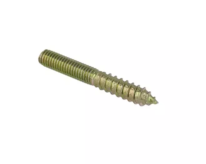 Tafelschroef M10x70mm, 50/50 geel verzinkt, VE=100